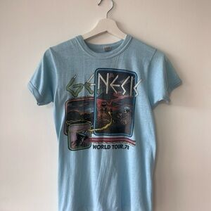 Genesis World Tour 1978 Vintage Blue Tee